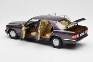 Mercedes 560 SEL W126 Lila Metallic Norev 1:18 183544 Druckguss — Bild 5 von 8