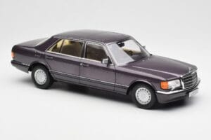 Mercedes 560 SEL W126 Lila Metallic Norev 1:18 183544 Druckguss — Bild 6 von 8