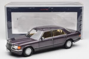 Mercedes 560 SEL W126 Lila Metallic Norev 1:18 183544 Druckguss — Bild 8 von 8