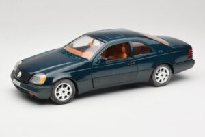 Mercedes 600 SEC C140 Grün Majorette 1:18 4418 Druckguss