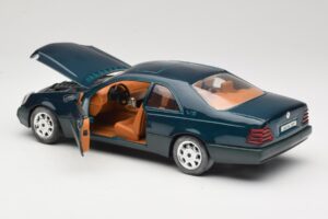 Mercedes 600 SEC C140 Grün Majorette 1:18 4418 Druckguss — Bild 5 von 8
