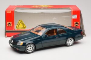 Mercedes 600 SEC C140 Grün Majorette 1:18 4418 Druckguss — Bild 8 von 8