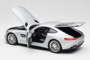 Mercedes AMG GT S C190 Designo Iridium Silber Magno Norev 1:18 B66960485 Druckguss — Bild 5 von 8