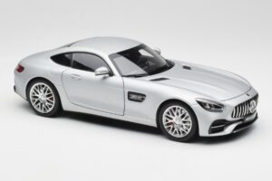 Mercedes AMG GT S C190 Designo Iridium Silber Magno Norev 1:18 B66960485 Druckguss — Bild 6 von 8