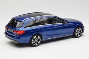 Mercedes C-Class S205 T-Modell Brilliant Blau Metallic Norev 1:18 B66960257 Druckguss — Bild 3 von 8