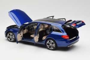 Mercedes C-Class S205 T-Modell Brilliant Blau Metallic Norev 1:18 B66960257 Druckguss — Bild 5 von 8