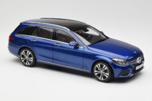 Mercedes C-Class S205 T-Modell Brilliant Blau Metallic Norev 1:18 B66960257 Druckguss — Bild 6 von 8