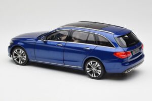 Mercedes C-Class S205 T-Modell Brilliant Blau Metallic Norev 1:18 B66960257 Druckguss — Bild 7 von 8