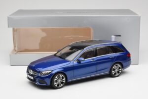 Mercedes C-Class S205 T-Modell Brilliant Blau Metallic Norev 1:18 B66960257 Druckguss — Bild 8 von 8