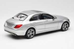 Mercedes C-Class W205 Iridium Silber Metallic Norev 1:18 B66960253 Druckguss — Bild 3 von 8