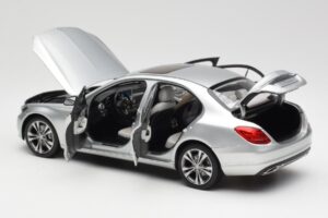 Mercedes C-Class W205 Iridium Silber Metallic Norev 1:18 B66960253 Druckguss — Bild 5 von 8