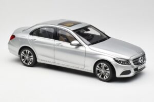 Mercedes C-Class W205 Iridium Silber Metallic Norev 1:18 B66960253 Druckguss — Bild 6 von 8
