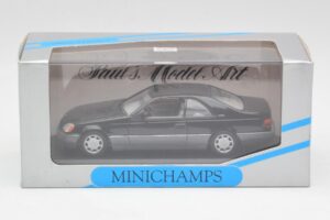 Mercedes C140 600 SEC Schwarz Minichamps 1:43 32600 Druckguss — Bild 4 von 4