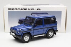 Mercedes G500 W463 SWB Blau AUTOart 1:18 76114 Druckguss — Bild 8 von 8