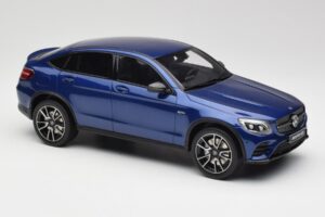 Mercedes AMG GLC 43 Coupe Brilliant Blau GT Spirit 1:18 B66960468 Resin — Bild 4 von 6
