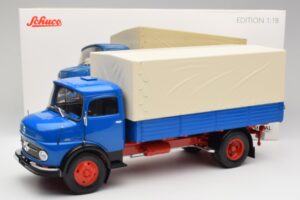 Mercedes L911 Blau Schuco 1:18 450044800 Druckguss — Bild 8 von 8