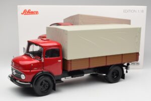 Mercedes L 911 Rot Schuco 1:18 450016400 Druckguss — Bild 8 von 8