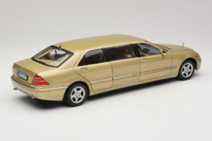 Mercedes S-Class W220 Pullman Gold Metallic Sun Star 1:18 4113 Druckguss — Bild 3 von 8