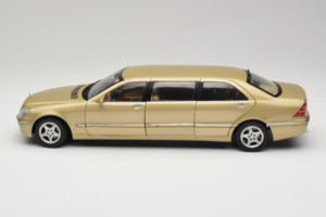 Mercedes S-Class W220 Pullman Gold Metallic Sun Star 1:18 4113 Druckguss — Bild 4 von 8