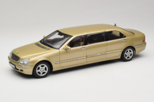 Mercedes S-Class W220 Pullman Gold Metallic Sun Star 1:18 4113 Druckguss