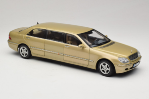 Mercedes S-Class W220 Pullman Gold Metallic Sun Star 1:18 4113 Druckguss — Bild 6 von 8