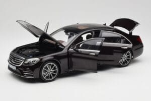 Mercedes S-Class W222 AMG Line Ruby Schwarz Metallic Norev 1:18 183483 Druckguss — Bild 2 von 8