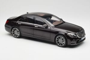 Mercedes S-Class W222 AMG Line Ruby Schwarz Metallic Norev 1:18 183483 Druckguss — Bild 6 von 8