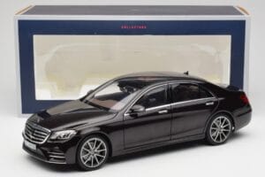 Mercedes S-Class W222 AMG Line Ruby Schwarz Metallic Norev 1:18 183483 Druckguss — Bild 8 von 8