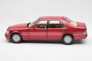 Mercedes S500 W140 Rot Metallic Norev 1:18 183579 Druckguss — Bild 4 von 8