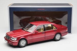 Mercedes S500 W140 Rot Metallic Norev 1:18 183579 Druckguss — Bild 8 von 8