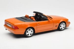 Mercedes SL 500 R129 Orange Metallic Norev 1:18 183752 Druckguss — Bild 3 von 8