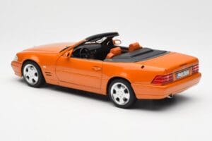 Mercedes SL 500 R129 Orange Metallic Norev 1:18 183752 Druckguss — Bild 7 von 8