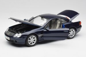 Mercedes SL 500 R230 Blau Maisto 1:18 B66962126 Druckguss — Bild 2 von 8