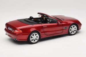 Mercedes SL 500 R230 Red Metallic Limitierte Auflage Norev 1:18 183841 Druckguss — Bild 3 von 8
