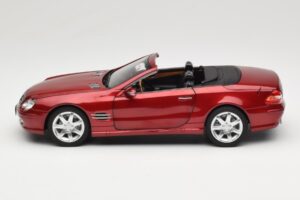 Mercedes SL 500 R230 Red Metallic Limitierte Auflage Norev 1:18 183841 Druckguss — Bild 4 von 8