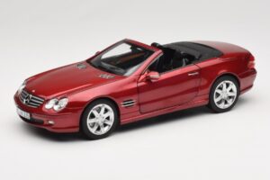 Mercedes SL 500 R230 Red Metallic Limitierte Auflage Norev 1:18 183841 Druckguss