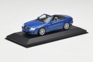 Mercedes SL R230 Tanzanite Blau Minichamps 1:43 B66962250 Druckguss — Bild 2 von 4