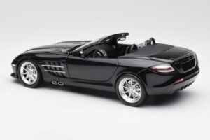 Mercedes SLR McLaren Roadster R199 Crystal Galaxit Schwarz Minichamps 1:18 B66961004 Druckguss — Bild 7 von 8