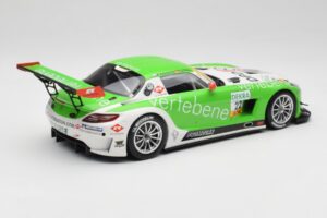 Mercedes AMG SLS C197 GT3 MS Racing #22 V. Sigacev / C. Stoll ADAC GT Masters 2011 Minichamps 1:18 151113102 Druckguss — Bild 2 von 6