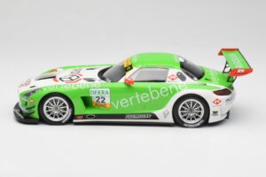 Mercedes AMG SLS C197 GT3 MS Racing #22 V. Sigacev / C. Stoll ADAC GT Masters 2011 Minichamps 1:18 151113102 Druckguss — Bild 3 von 6