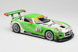 Mercedes AMG SLS C197 GT3 MS Racing #22 V. Sigacev / C. Stoll ADAC GT Masters 2011 Minichamps 1:18 151113102 Druckguss — Bild 4 von 6