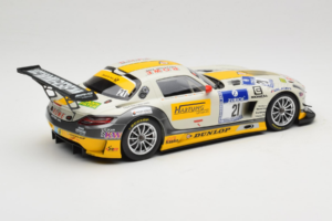 Mercedes SLS AMG GT3 #21 Rowe Racing M. Hartung / N. Heyer ADAC 24 Hours Nurburgring 2013 Minichamps 1:18 151133121 Druckguss — Bild 2 von 6