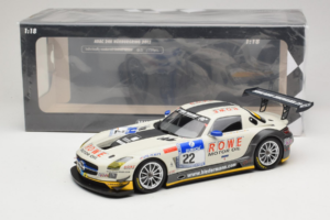 Mercedes SLS AMG GT3 #22 Rowe Racing R. Graf / M. Seyffarth ADAC 24h Nurburgring 2012 Minichamps 1:18 151123122 Druckguss — Bild 6 von 6