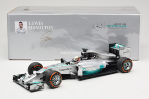 Mercedes W05 #44 L. Hamilton Mercedes AMG Petronas Malaysian Grand Prix Winner 2014 Minichamps 1:18 110140144 Druckguss — Bild 7 von 7