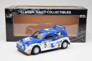 MG Metro 6R4 #5 T. Pond / R. Arthur Rally Monte Carlo 1986 Sun Star 1:18 5537 Druckguss — Bild 8 von 8