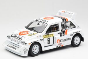 MG Metro 6R4 #8 P. Eklund / D. Whittock Rally Finland 1986 Sun Star 1:18 5536 Druckguss