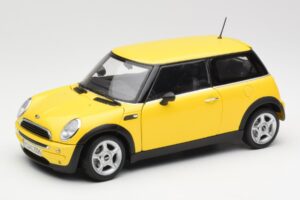 Mini Cooper One R50 Aerodynamik-Paket Gelb Kyosho 1:18 80430148553 Druckguss