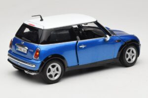 Mini Cooper R50 Blau mit Weißem Dach Mondo Motors 1:18 MINI004 Druckguss — Bild 3 von 8