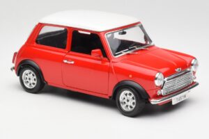 Mini Cooper Rot Bburago 1:18 3379 Druckguss — Bild 6 von 8