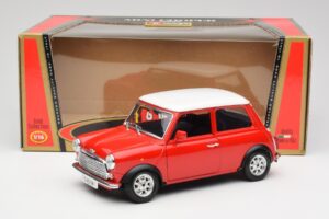 Mini Cooper Rot Bburago 1:18 3379 Druckguss — Bild 8 von 8